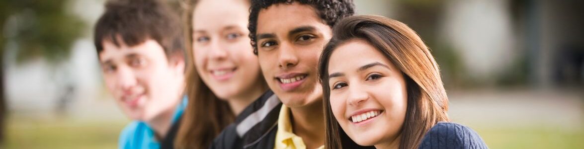 a group of teens