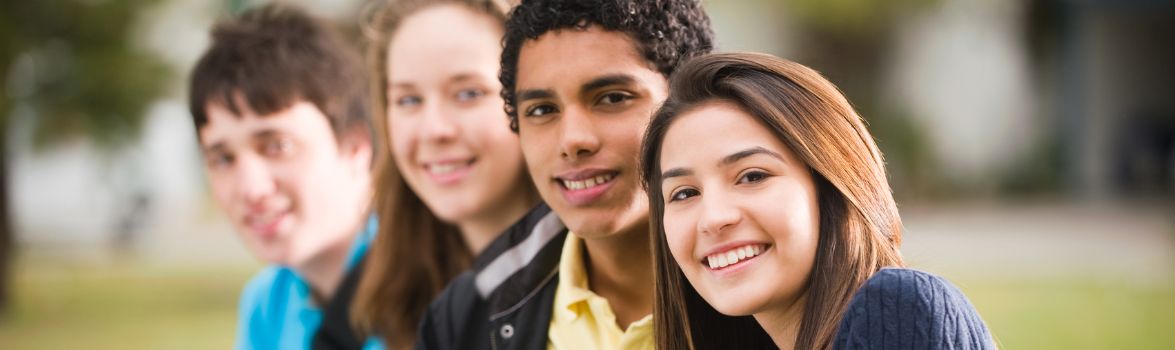 a group of teens