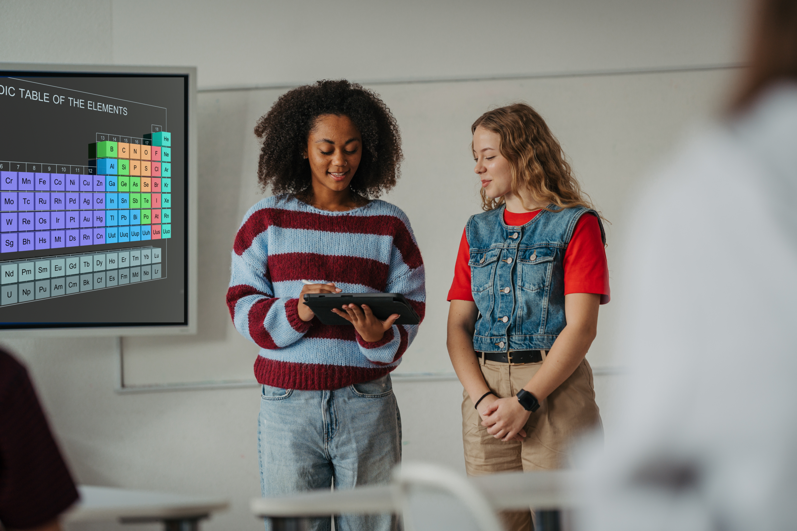 girls presenting academics in residential program for rehab mental health & addiction